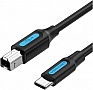 ������ ��� �������� USB-C 2.0 to BM 1.5m 2A black Vention (CQUBG)