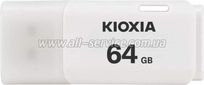   KIOXIA 64GB U202 White USB 2.0 (LU202W064GG4)