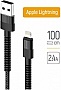 ���� ������ USB-A to Lightning 1.0m 2.4� black ColorWay (CW-CBUL063-BK)