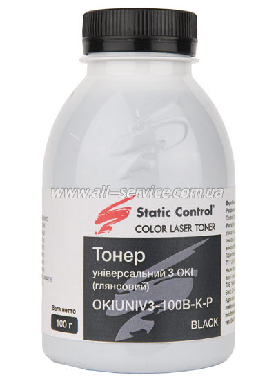  SCC Oki 3 Glossy Universal  100 black (OKIUNIV3-100B-K-P)