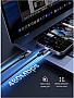 ���� ������ USB-C to USB-C 2.0m PD3.1 240W 480Mbps braided black Ugreen (75732)