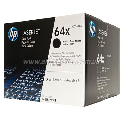  HP LJ P4015/ P4515 series DUAL PACK (CC364XD)