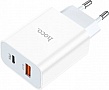�������� ������� HOCO C97A 1xUSB-C PD 20W + 1xUSB QC3.0 White (6931474766076)