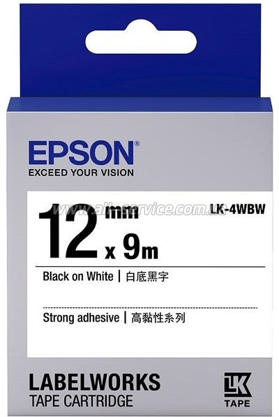 �������� Epson LK4WBW Strng Black/White (C53S654016)