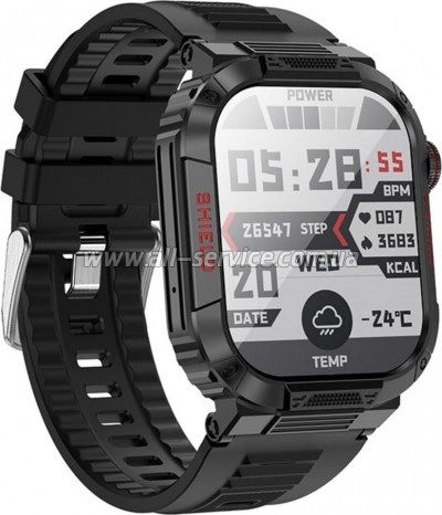 - BOROFONE BD9 Smart sports watch (call version) Black (6941991113963)