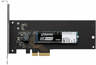 SSD  240GB Kingston M.2 KC1000 NVMe PCle 3.0 4x (SKC1000H/240G)