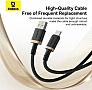 ���� ������ USB AM to USB-C 2.0m 60W black/gold Baseus (P10377802U01-02)