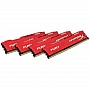  Kingston HyperX 64GB 2666MHz DDR4 CL16 DIMM 16gbx4 FURY Red (HX426C16FRK4/64)