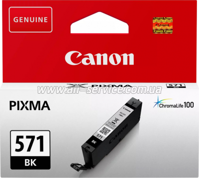  Canon CLI-571BK Black (0385C001)