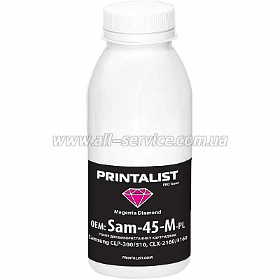  PRINTALIST Samsung CLP-300/ 310/ CLX-2160/ 3160  45 Magenta (Sam-45-M-PL)
