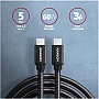 ���� ������ USB-C to USB-C 3.0m v3.2 Gen 1 PD 60W 3A black AXAGON (BUCM3-CM30AB)