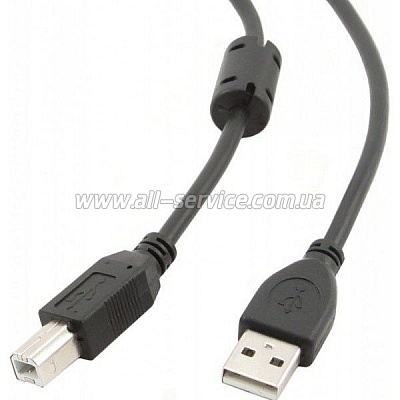  ATCOM USB 2.0 AM/BM ferite 1.5m black (5474)