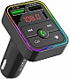 FM  Havit HV-FM812BT 2USB+USB-C RGB Black (HV-FM812BT)