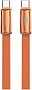 ���� ������ USB-C to USB-C 1.0m 5A 100W ultra-thin orange ColorWay (CW-CBPDCC100-OR)