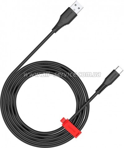 ���� ������ USB 2.0 AM to USB-C 1.2m 18W Black Canyon (CNS-AC18SC12B)