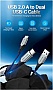���� ������ USB 2.0 AM to 2�USB-C M 1.0m 2.4� 480Mbps Aluminum Vention (CQOHF)
