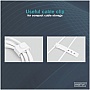 ���� ������ USB 2.0 AM to USB-C 1.0m 60W white Digitus (AK-300340-010-W)