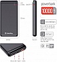 ������� ������������� ColorWay 10000mAh Slim PD 18W Black (CW-PB100LPG3BK-PD)
