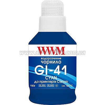  WWM GI-41  Canon Pixma G2420/ 3420 140 Cyan (G41C)