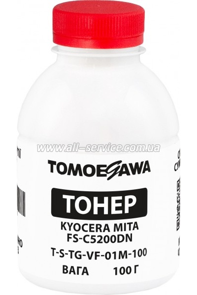 Тонер Tomoegawa Kyocera Mita FS-C5200DN бутль 100г Magenta (TSM-VF-01M-100) Тонер Tomoegawa Kyocera Mita FS-C5200DN бутль 100г Magenta (TSM-VF-01M-100)