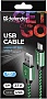 ���� ������ USB 2.0 AM to Micro 5P 1.0m USB08-03T green Defender (87804)