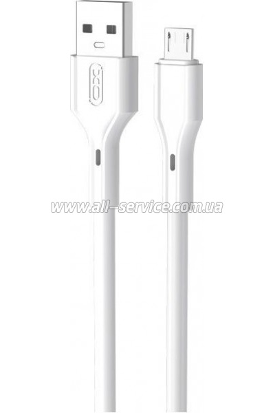 ���� ������ USB 2.0 AM to Micro 5P 1.0m white XO (NB230_M_White)