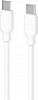 ���� ������ USB-C to USB-C 1.0m Glow 60W white 2E (2E-CCCC-WH)