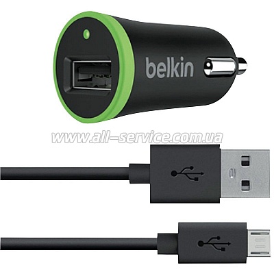 Автомобильное зарядное устройство Belkin USB Charger (F8M668bt04-BLK) Автомобильное зарядное устройство Belkin USB Charger (F8M668bt04-BLK)