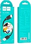 ���� ������ USB 2.0 AM to USB-C 1.0m Cool silicone X90 black HOCO (6931474788443)