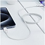 ���� ������ USB 2.0 AM to USB-C 1.2m 3A white Acefast (6974316284260)
