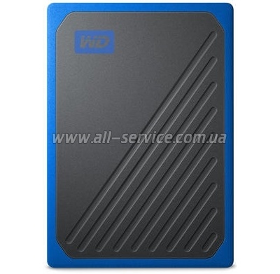 SSD  USB 3.0 WD Passport Go 1TB Blue (WDBMCG0010BBT-WESN)