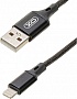 ���� ������ USB 2.0 AM to Lightning 1.0m NB143 Braided Black XO (XO-NB143i1-BK)