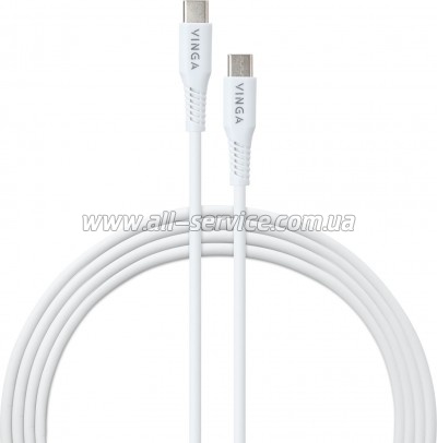���� ������ Vinga USB-C to USB-C 1.0m 60W TPE (VCDCCCM231)