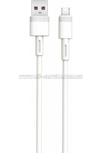���� ������ USB 2.0 AM to Micro 5P 1.0m 5A white XO (NB166-M-1-WH)