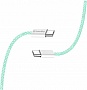 Дата кабель ColorWay USB-C to USB-C 1.0m 60W 3.0А green (CW-CBPDCC061-G) Дата кабель ColorWay USB-C to USB-C 1.0m 60W 3.0А green (CW-CBPDCC061-G)