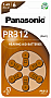     Panasonic ZA-312 / 6BL, Zinc Air (PR-312/6LB)