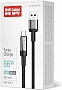 ���� ������ USB 2.0 AM to USB-C 1.0m 6A braided wire black ColorWay (CW-CBUC096-BK)