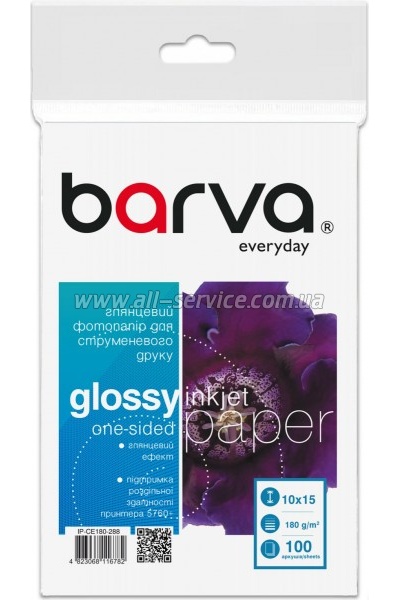 ���������� Barva Everyday Glossy 180�/� 10x15 100� (IP-CE180-288)