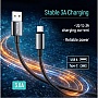 ���� ������ USB 2.0 AM to USB-C 1.0m 3A zinc alloy braided black ColorWay (CW-CBUC098-BK)