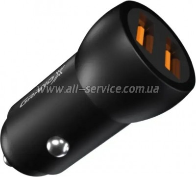 �������� ������� Grand-X car 12-24V Black (CH-26/CH-26B)