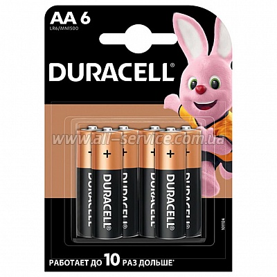  Duracell AA LR06 MN1500 6. (5007757/ 5006188)