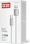 ���� ������ USB 2.0 AM to USB-C 2.0m 3A zinc alloy braided white ColorWay (CW-CBUC099-WT)