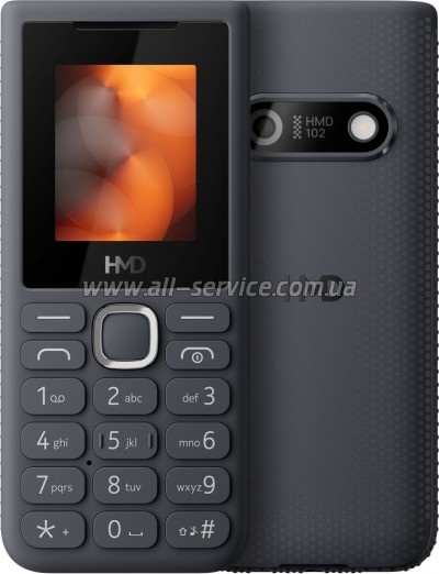 Мобільний телефон HMD 102 DS Grey Мобільний телефон HMD 102 DS Grey