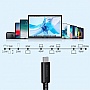 ���� ������ USB-C to USB-C 0.8m USB 4 100W 40Gbps 8K60Hz Choetech (XCC-1028)