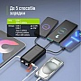 Батарея универсальная ColorWay 20000mAh PowerHub PD 22.5W Black (CW-PB200LP07BK) Батарея универсальная ColorWay 20000mAh PowerHub PD 22.5W Black (CW-PB200LP07BK)