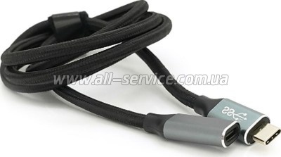 Дата кабель USB-C M/F 1.0m USB 3.2 Gen2 100W 10Gbps 4K60Hz black Voltronic (YT-TC-TC-EXB-1m) Дата кабель USB-C M/F 1.0m USB 3.2 Gen2 100W 10Gbps 4K60Hz black Voltronic (YT-TC-TC-EXB-1m)