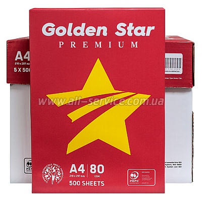  Golden Star IK A4, 80 , 500 . Premium   (151638)