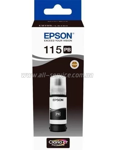  Epson 115 EcoTank L8160/ L8180 Photo Black (C13T07D14A)