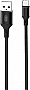 ���� ������ USB 2.0 AM to USB-C 2.0m braided NB143 black XO (6920680870844)