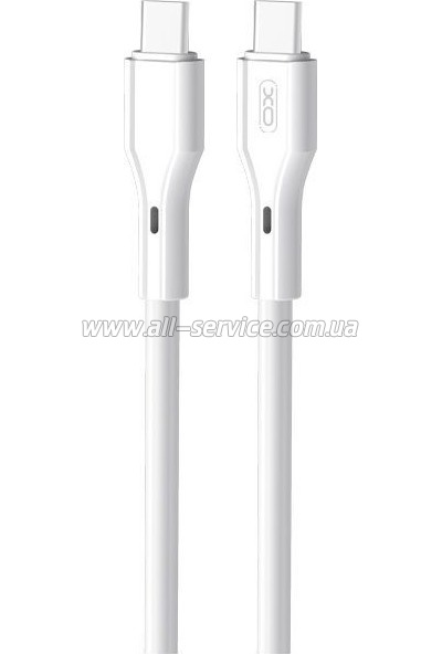 ���� ������ USB-C to USB-C 1.0m 60W Rock XO (NBQ231B_White)